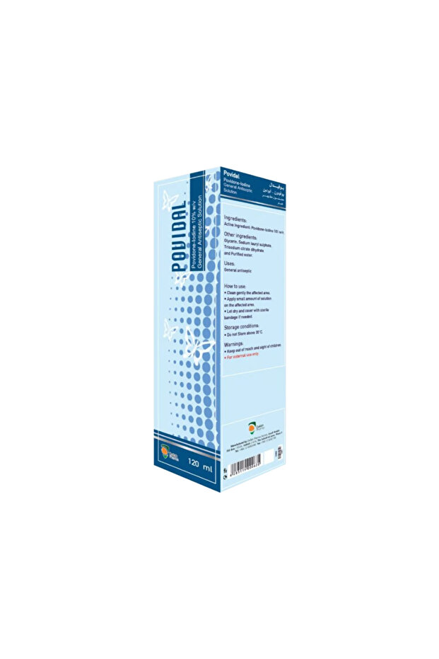 بوفيدال 10% محلول مطهر 120 مل 10% ANTISEPTIC SOLUTION 120ML