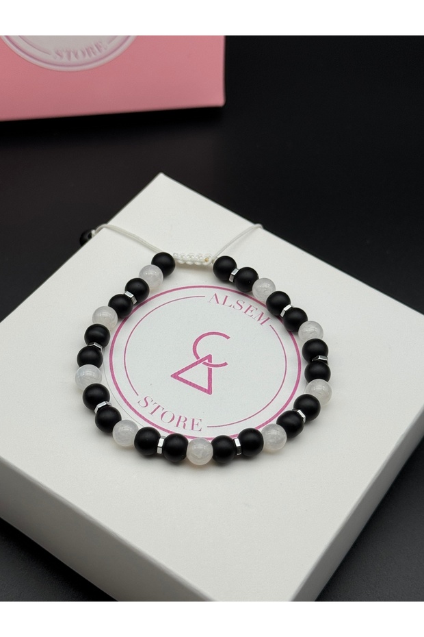 Natural Stone Fan Bracelet, Handmade Beşiktaş Bracelet, Fenerbahçe and Galatasaray Bracelet