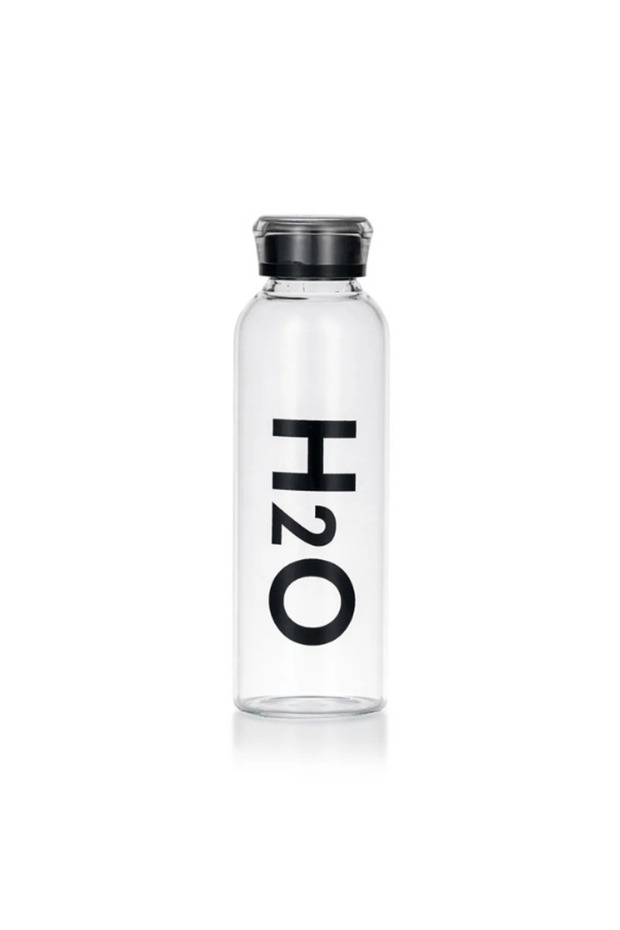 H2O 1 Lt Borosilicate Glass Flask Heat Resistant Large Size Flask - 3