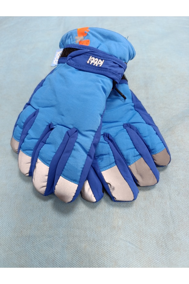 Snow Skiing Gloves for Ages 4-8 with Fleece Lining, Water-Resistant and Snowproof