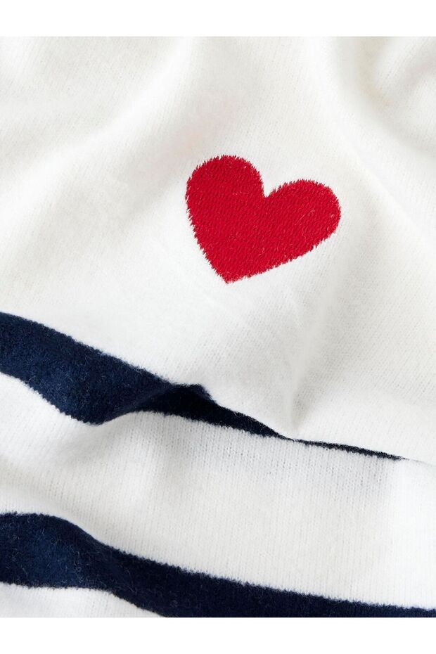 Strickpullover Streifen - 4