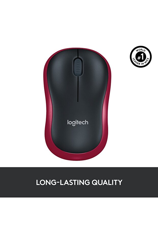 Mouse M185, USB, Rosu - 6