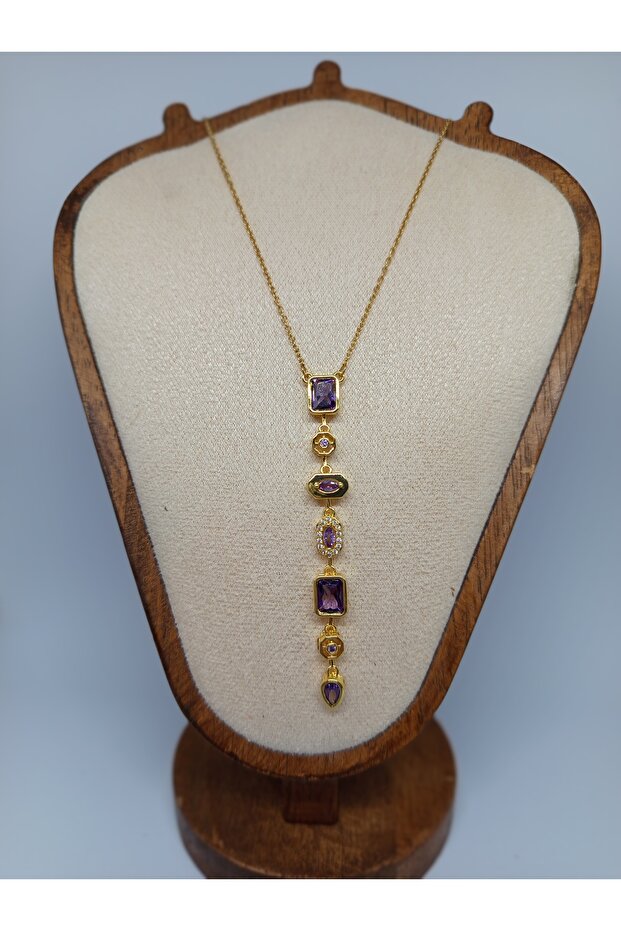 قلادة Y مكونة من 7 عناصر، متعددة الألوان - 2