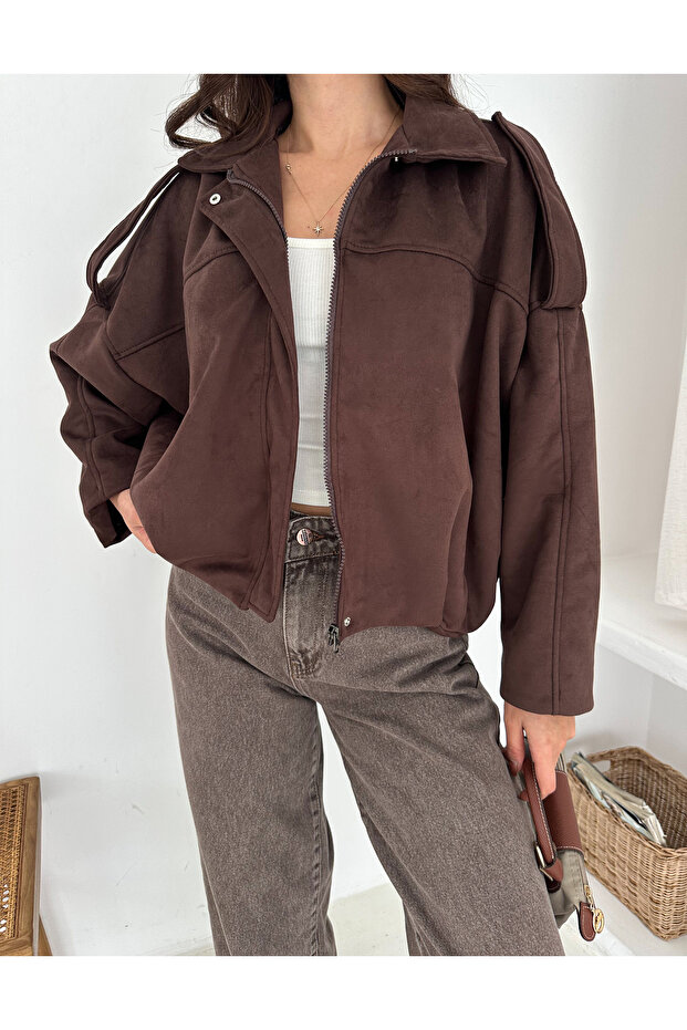Suede Bomber Jacket - 4