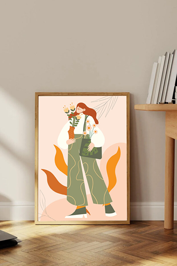 One Piece Wooden Framed Living Room Hall Kitchen Painting Tk1647