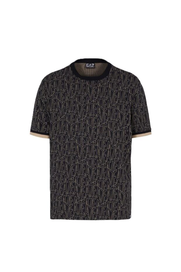 Tricou M TEE SS MONOGRAM JACQUARD Barbati - 1
