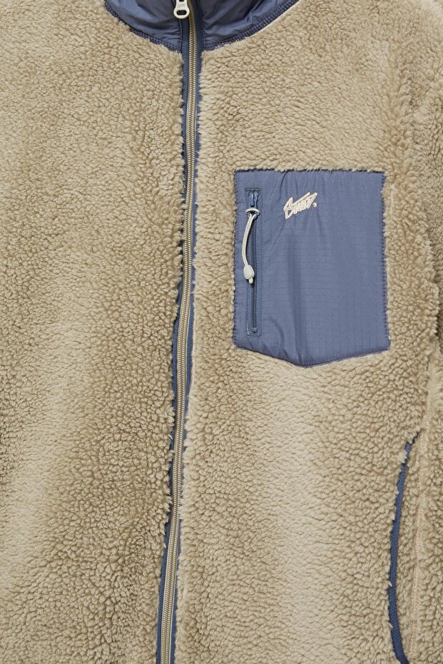 Suni yünlü kombin ceket - 8