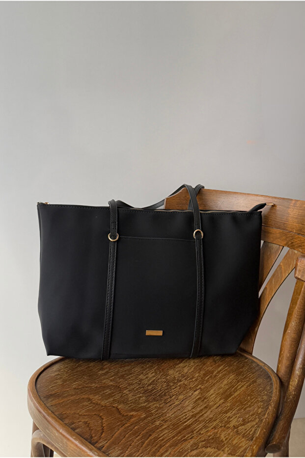 Women's Hand and Shoulder Bag BLACK