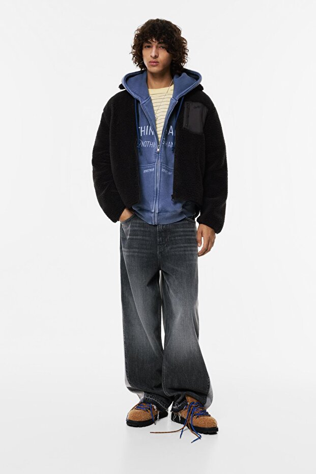 Suni yünlü kombin ceket - 3