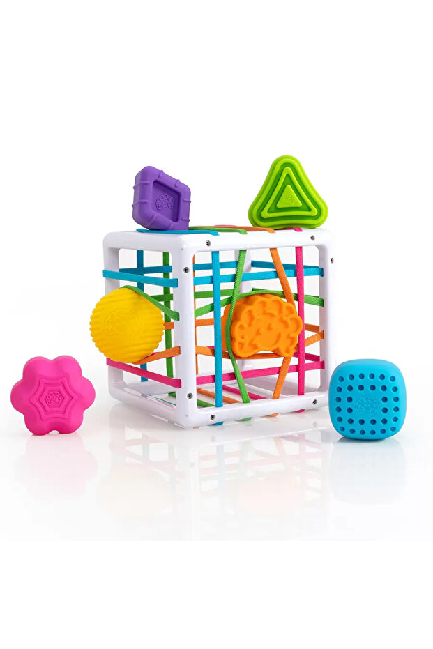 InnyBin – Soft cube for sorting shapes - 1