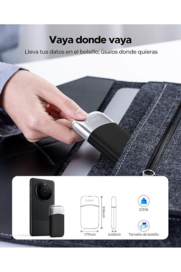 1TB External SSD, Portable Solid State Drive up to 2000MB/s (M20) - 5