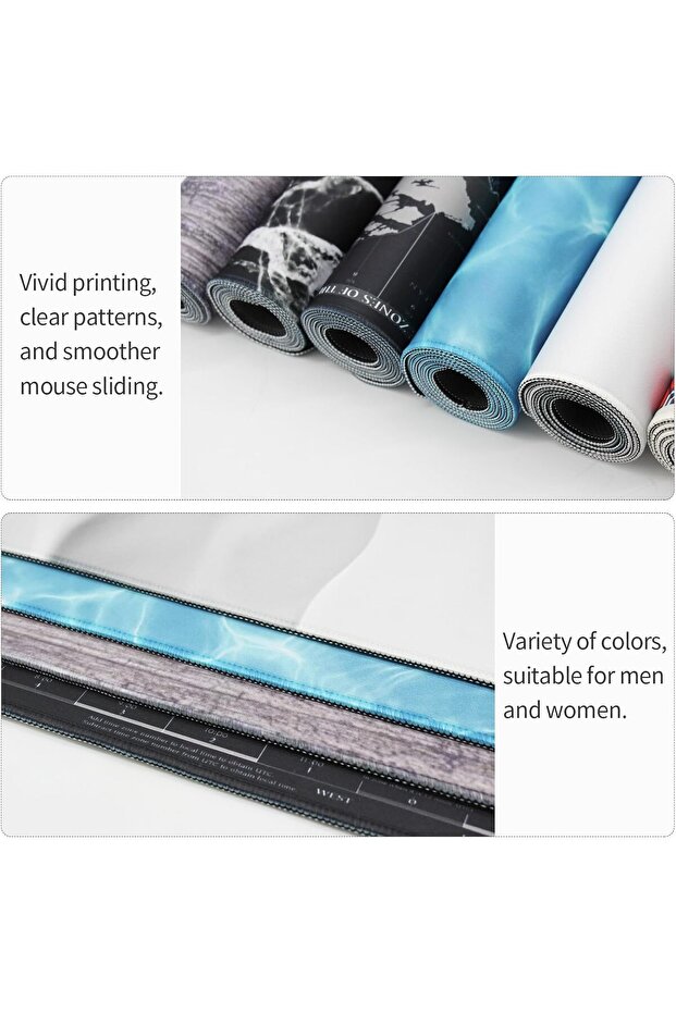 Large Mouse Pad Extended Mouse Pad Non-Slip Rubber Base Gaming Mouse pad Office Desk Mat Desk Pad - 6