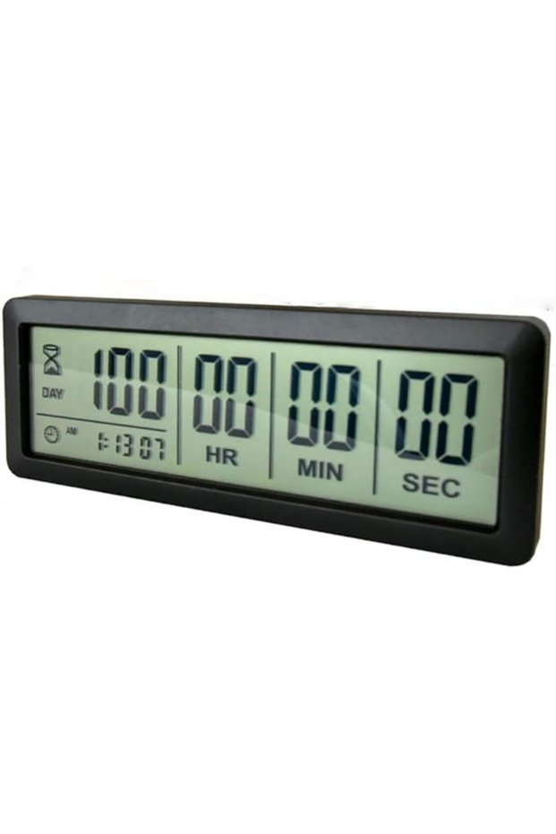 Digital Countdown Timer, 999 Days, Time Display for Retirement, Vacation, Exam, Wedding, Lab, Kitche