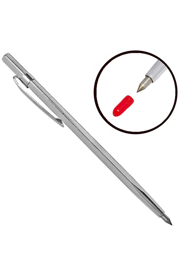 Steel Carbide Tip Scriber Pen Metal Tip Scriber Pen Iron Ceramic Drawing Mark Scratch Pen 150mm