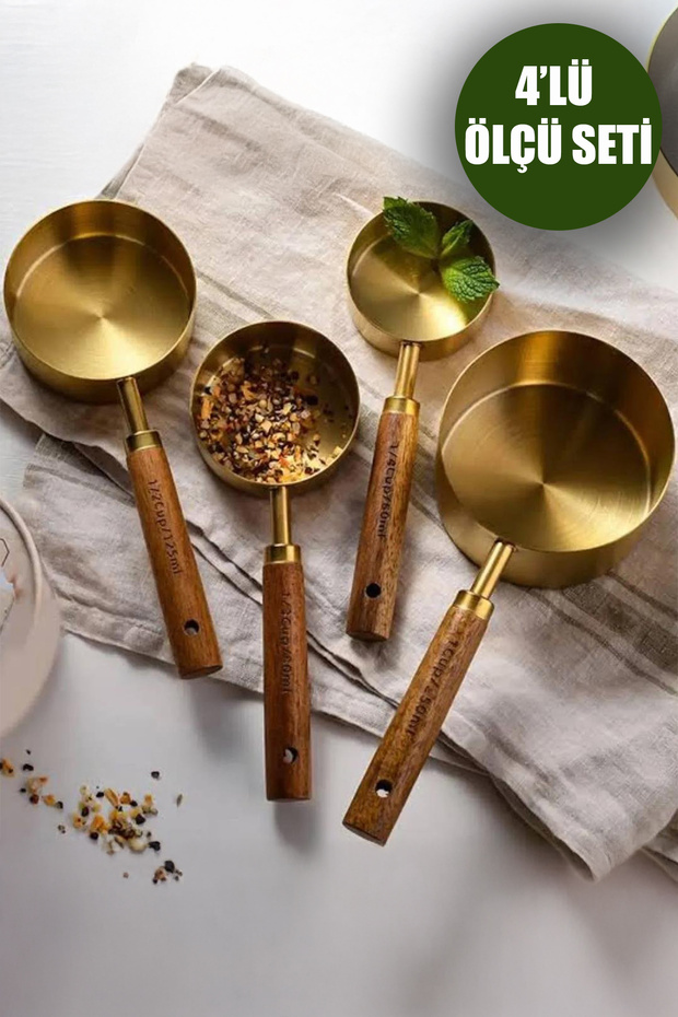 4 LÜ ÖLÇÜ KAŞIK SETİ - 1
