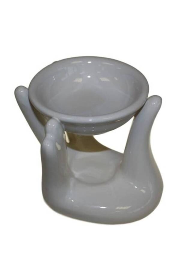 Ceramic aromatherapy diffuser, passive, HELPING HAND, - 1