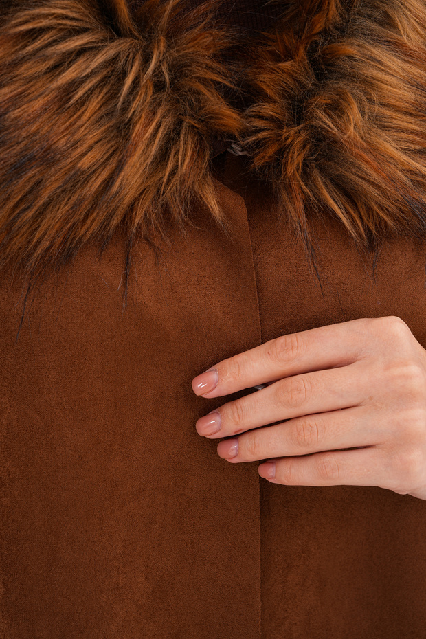 Süet Uzun Panço - 8