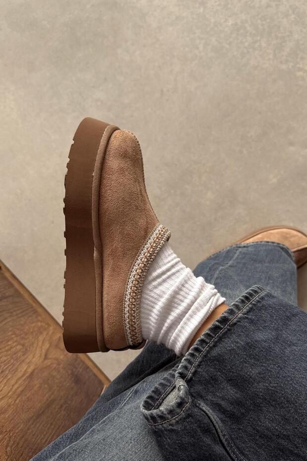 Fox Karamel Kürklü Bot - 1