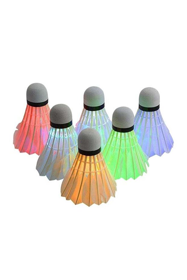 6-Piece LED Badminton Shuttlecock