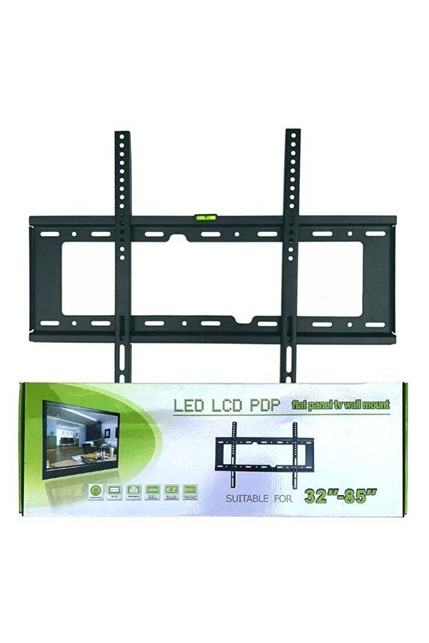 حامل حائطي عالمي لتلفزيون LED LCD - حامل لوحة مسطحة لأجهزة التلفزيون مقاس 32 إلى 85 بوصة