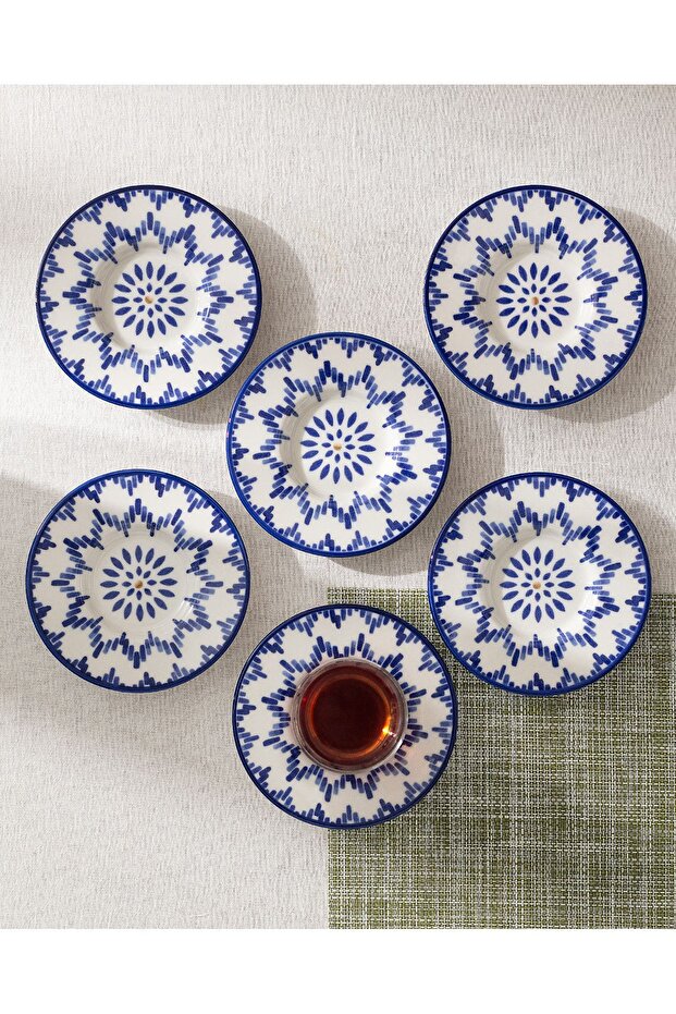 Luxe Mixte 6'lı Çay Tabağı Seti - 3