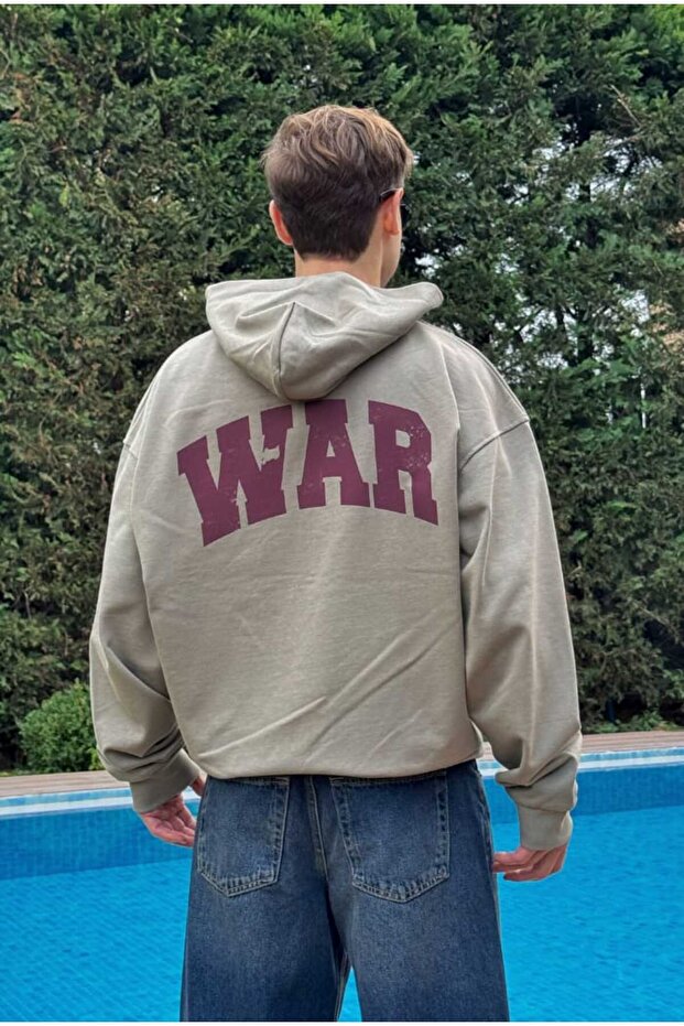 بريميوم وار مطبوع قصة فضفاضة زيب - 2