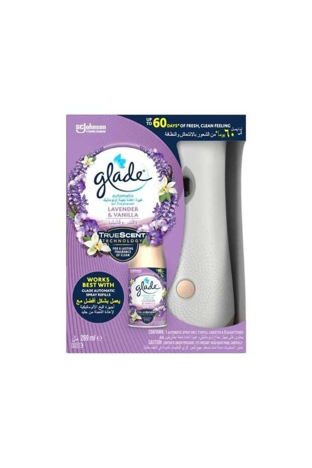 طقم بخاخ أوتوماتيكي برائحة اللافندر والفانيليا 269 مل - 1