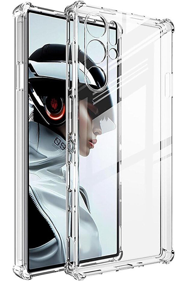 Case for ZTE Nubia Red Magic 9 Pro/9 Pro+ (Clear) - Soft TPU, Shockproof, Anti-Fingerprint