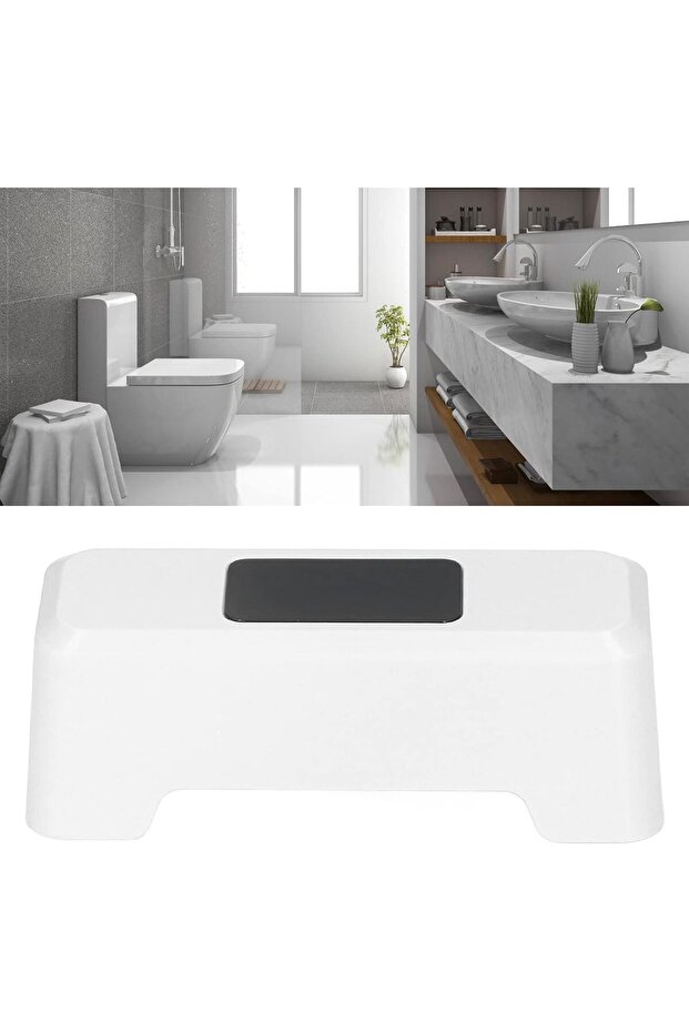 Automatic Motion Sensor Touchless Toilet Flush Button (White) - 5