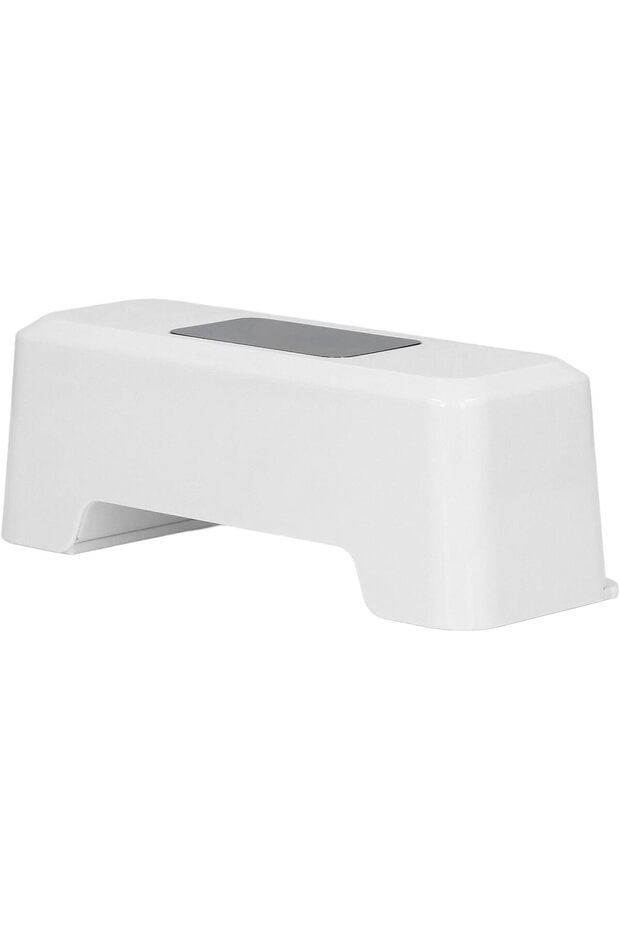 Automatic Motion Sensor Touchless Toilet Flush Button (White) - 6