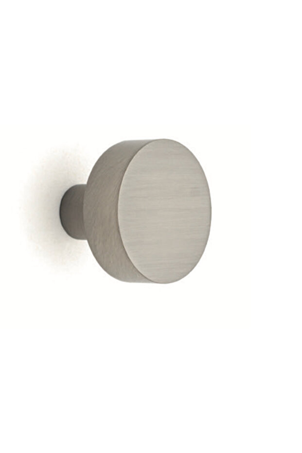 9128 Inox Furniture Button | Cupboard and Wardrobe Handle