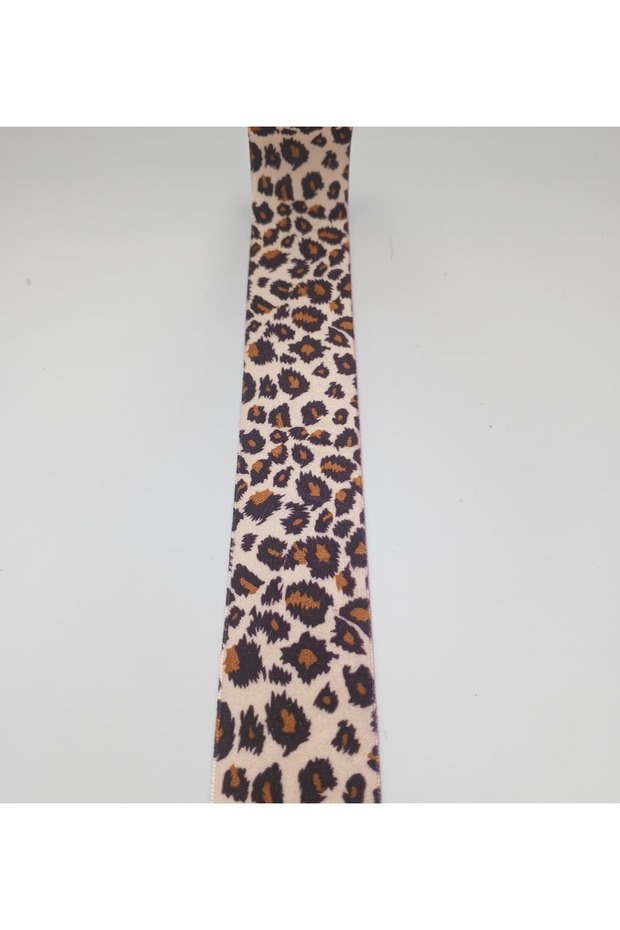 Leopard Printed Velvet Ribbon 40 mm /2 Meters