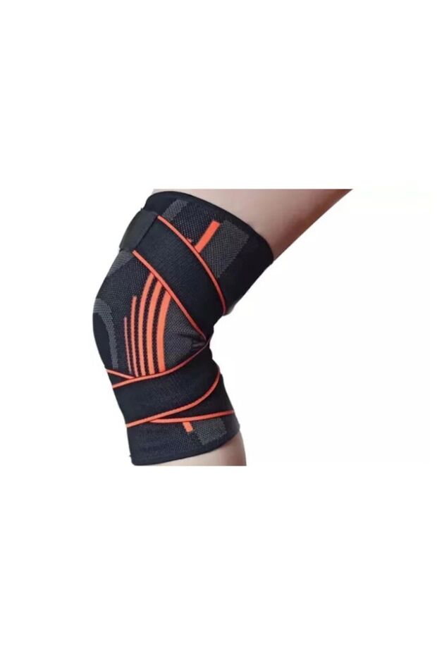 ™ Knee Guards with Stabilizing Straps, Black - 2