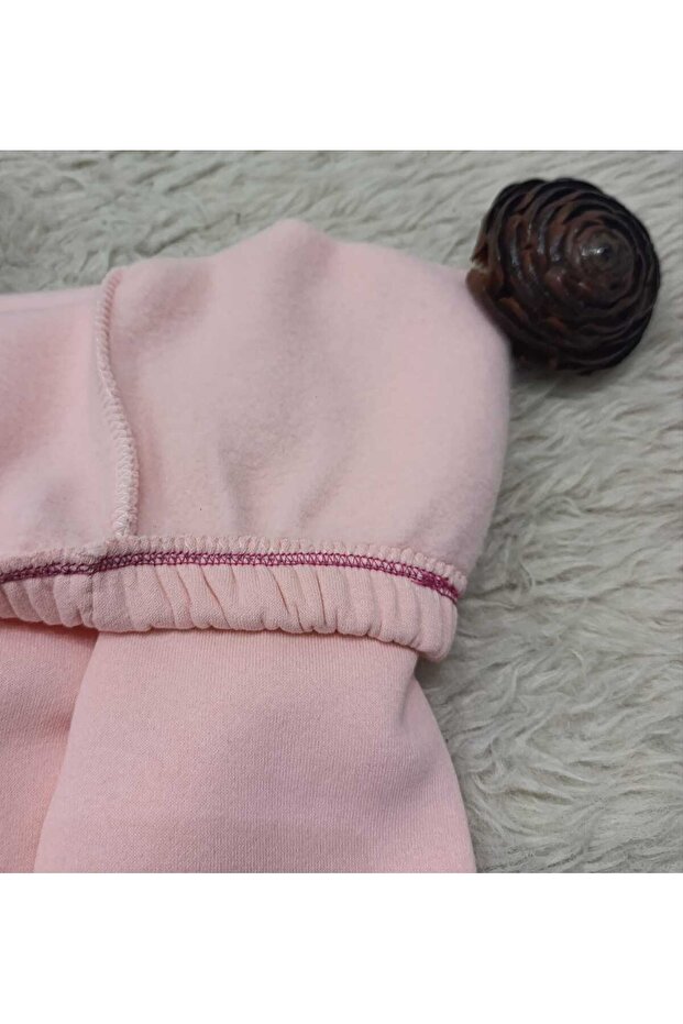 مبطن بالصوف بنطال رياضي بثلاث خيوط - 3