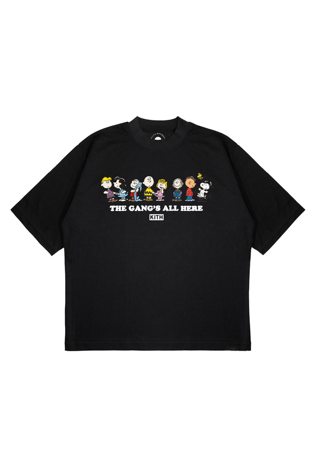Unisex Oversize Kith Gang Printed Boxy Fit Thick Fabric (240Gsm) T-Shirt