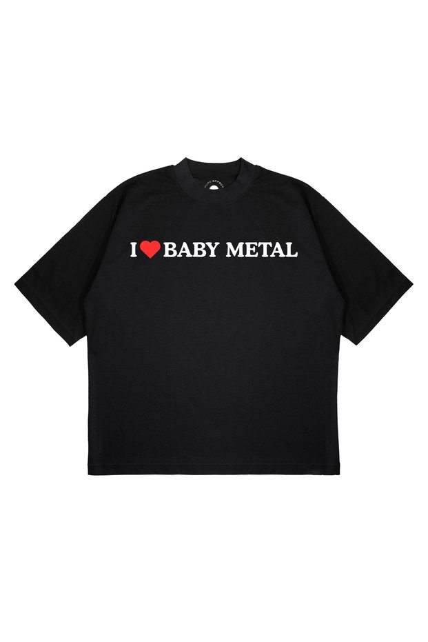 Unisex Oversize I Love Babymetal Printed Boxy Fit Thick Fabric (240Gsm) T-Shirt