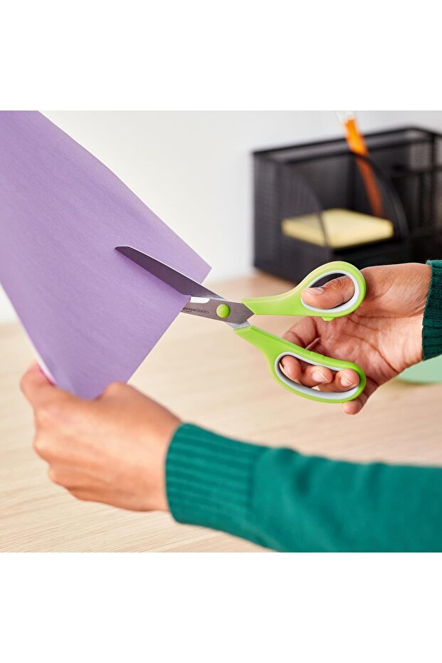 مقص تيتانيوم بطول 20 سم بمقبض ناعم، عبوة من قطعتين - 7