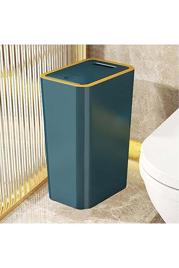 Trash Can with Lid, Garbage Can, Trash Can with Lid, Multipurpose Trash Bin with Lid, Waste Basket - 1
