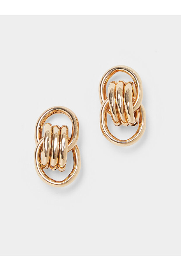 أقراط ذهبية متدلية - 1