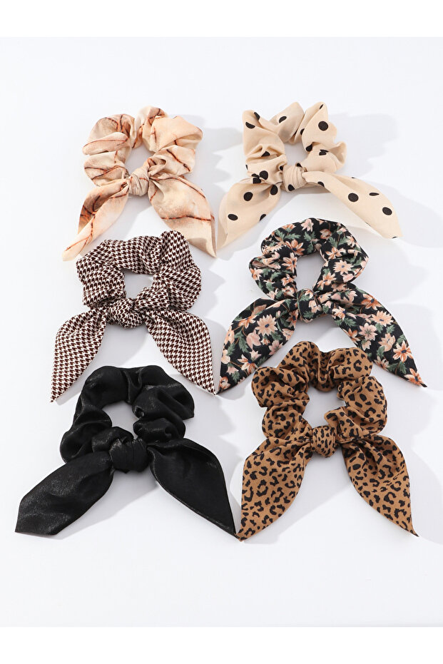 Set of 6 - Bow Hair Tie