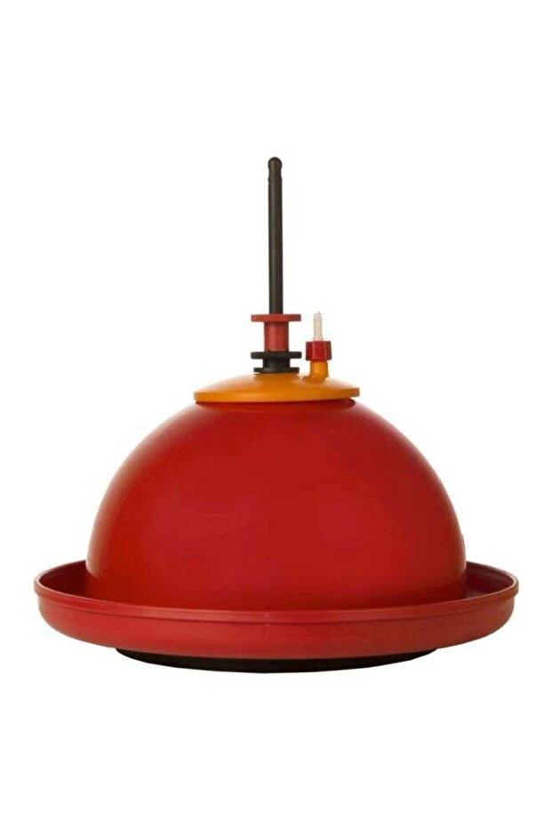Jumbo Junior Poultry Drinker Red/Orange/Black 36×36×40cm