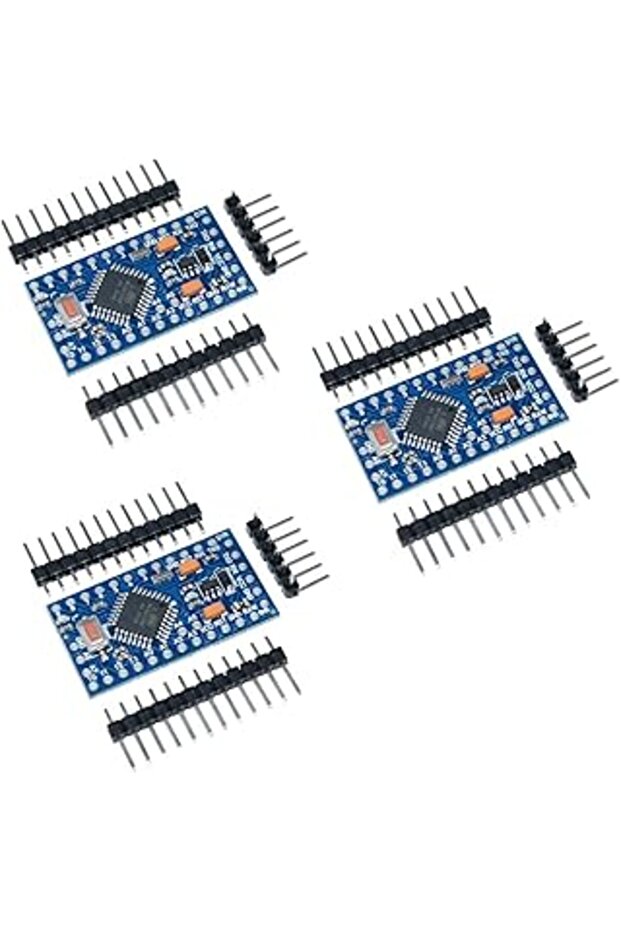 3× Pro Mini ATmega328P 3.3V 8MHz (with Crystal) - Arduino Compatible - 1