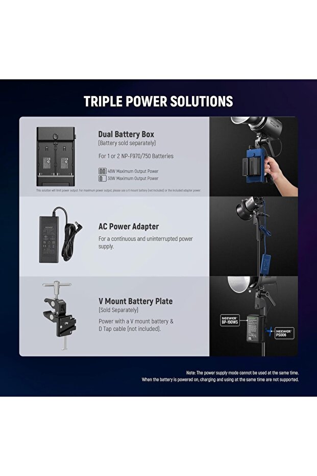 Continuous light LED COB RGBWW with app control, 65W, color temperature - 4