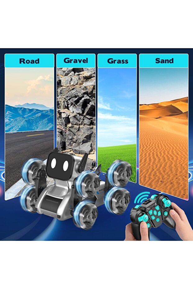 Dog robot with Remot control and controler Watch(RENDOM COLOUR) - 4