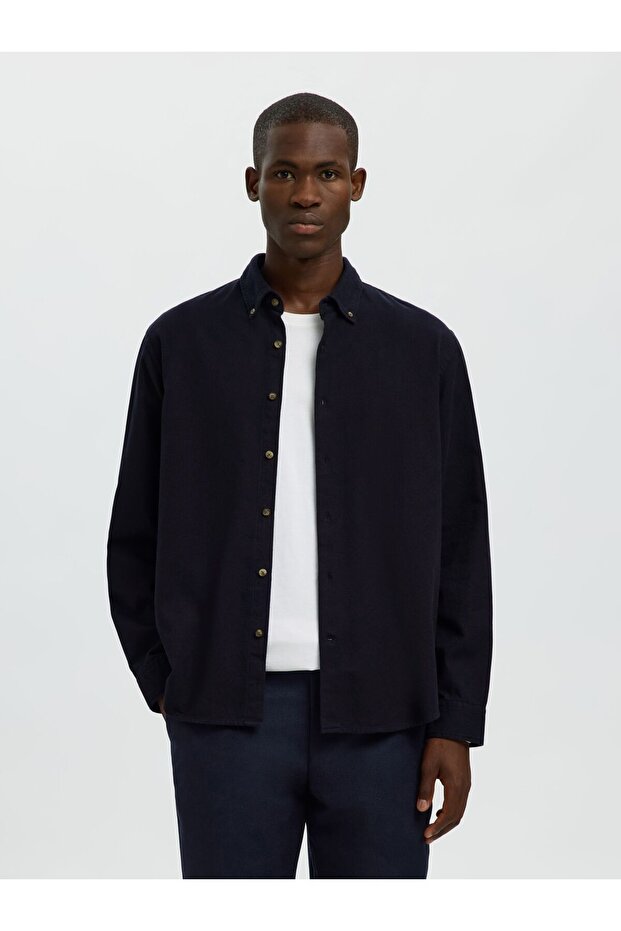 Button Down Hemd 100% Baumwoll - 1