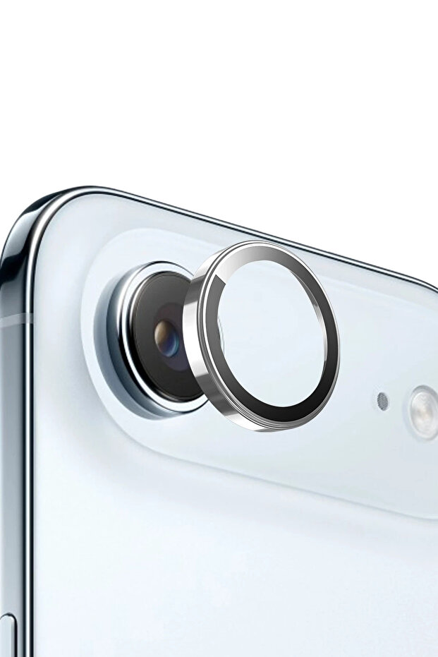 زجاج حماية لعدسة الكاميرا من Apple iPhone 17 Air Real Sapphire PVD - فضي