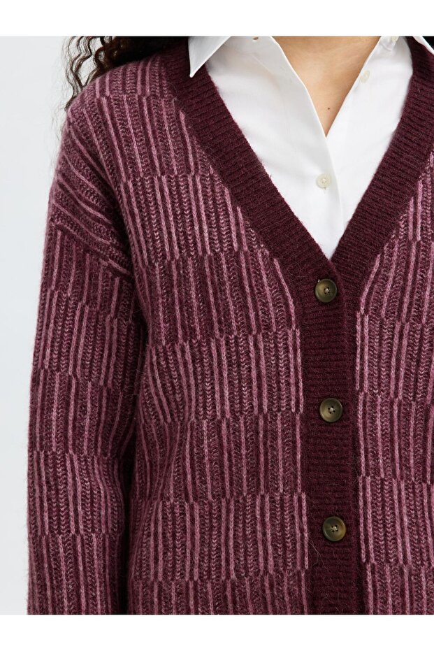 Strickjacke Wollmix - 5