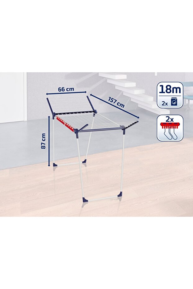 Pegasus 180 Solid Classic Çamaşır Kurutmalık - 8