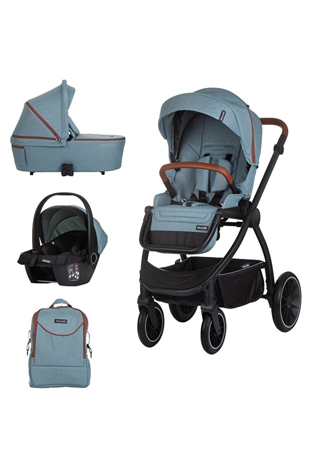 Prestige 3 in 1 stroller basil - 1