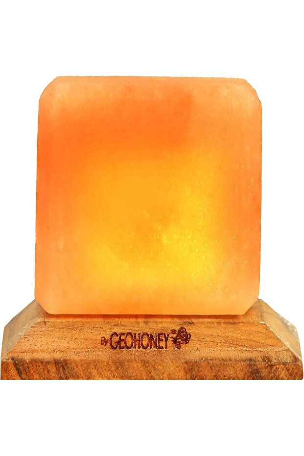 Himalayan Salt Lamp with USB Mini - Square Shape